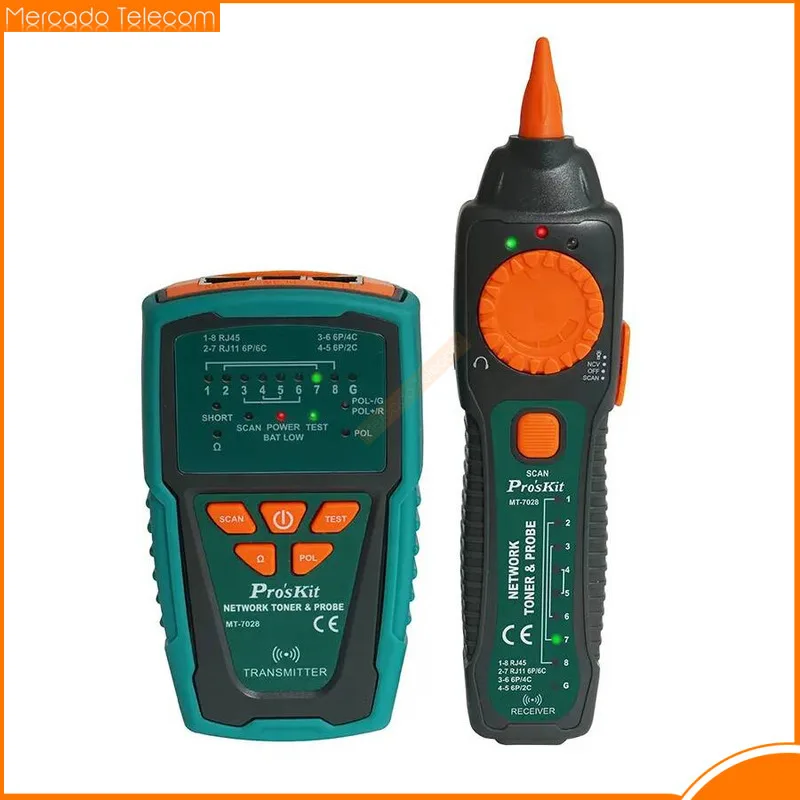 Pro'sKit MT-7028 Network Toner Probe Kit Audio Network Check Line Tester Tracker Networking, Datacom, Audio TV Cable