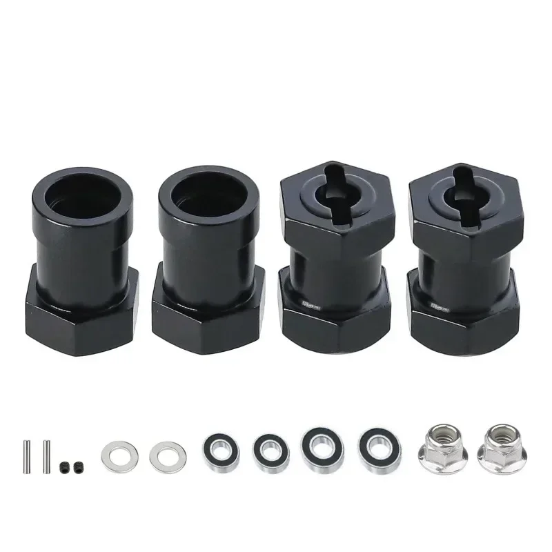 Metal 12mm Wheel Hex Hub Adapter for Tamiya CW-01 CW01 Lunch Box Midnight Pumpkin Monster Beetle WR02 Upgrade Parts Accessories