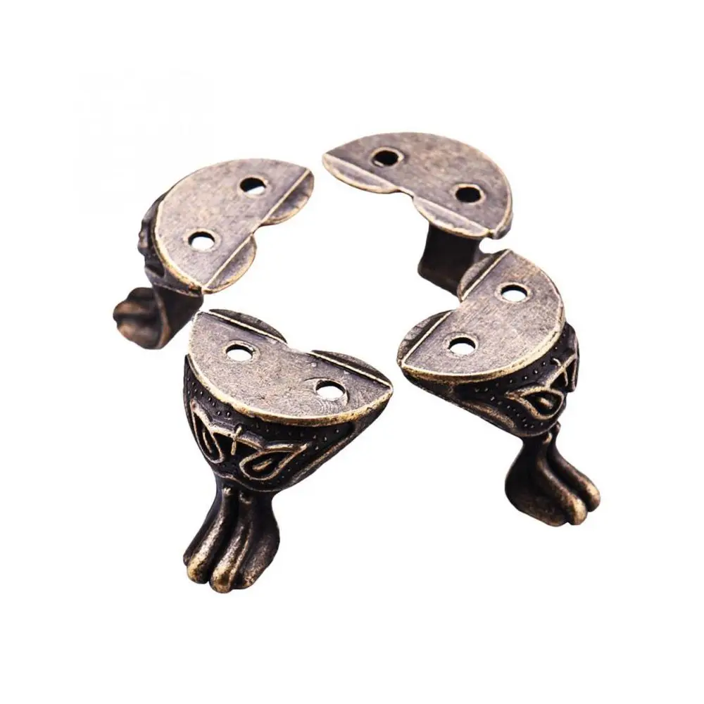 Antique Alloy Furniture Part Hardware Decorative Box Leg Feet Furniture Leg Corner