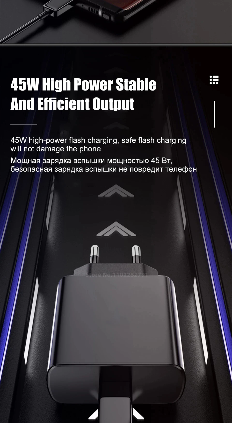 PD 45W Super Fast Charger For SAMSUNG Galaxy S21 S22 S23 S24 Ultra Fast Charging Phone USB C Charge Type C Cable 2M Wall Adapter