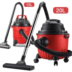 20L 건식/습식/블로우 진공 청소기 15L 습식/건식 휴대용 버킷 진공 청소기 집진기 다기능 가정용 자동차 상업용