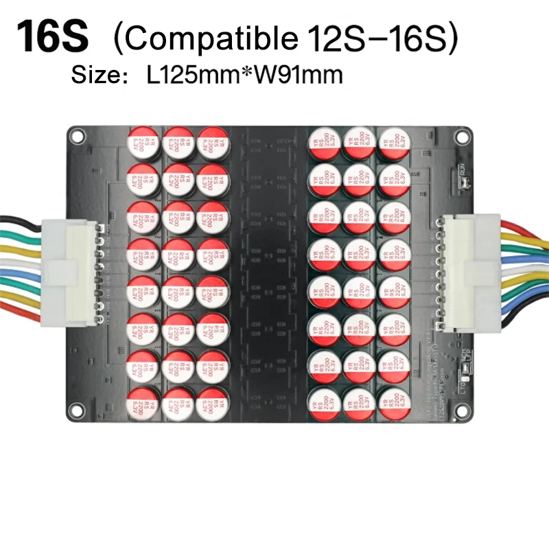 

12S-16S Balance Li-ion Lifepo4 LTO Lithium Battery 5A Capacitive Active Balancer Board Equalizer Lithium Battery Accessories