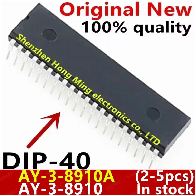 (2-5piece) 100% New AY-3-8910 AY-3-8910A AY-3 8910 8910A DIP-40