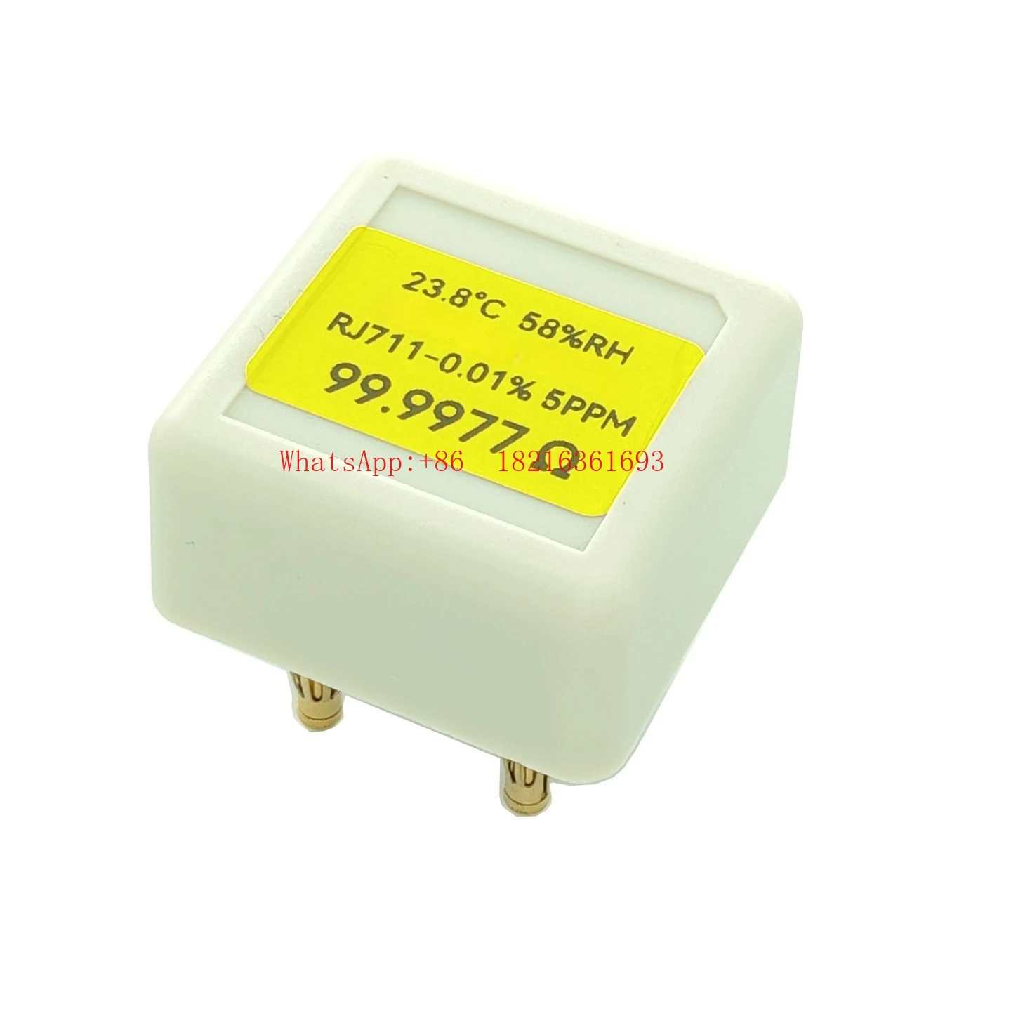 High Precision Four Wire Standard Resistor, High-frequency Reference Resistor for Desktop Multimeter Calibration