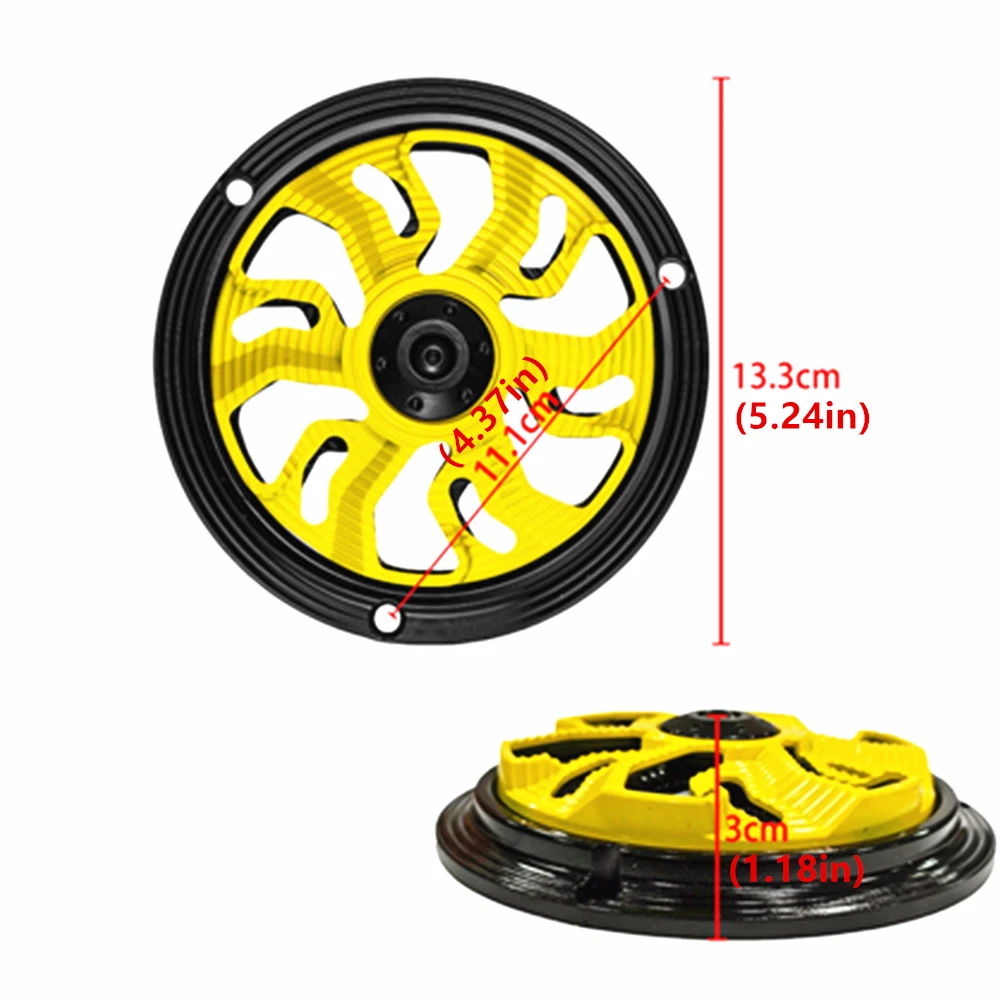 Universal Motorcycle Radiator Fan Cover Rotatable Cooling Fan Grille Engine Protection For VESPA LX LXV S SPRINT PRIMAVERA GTS