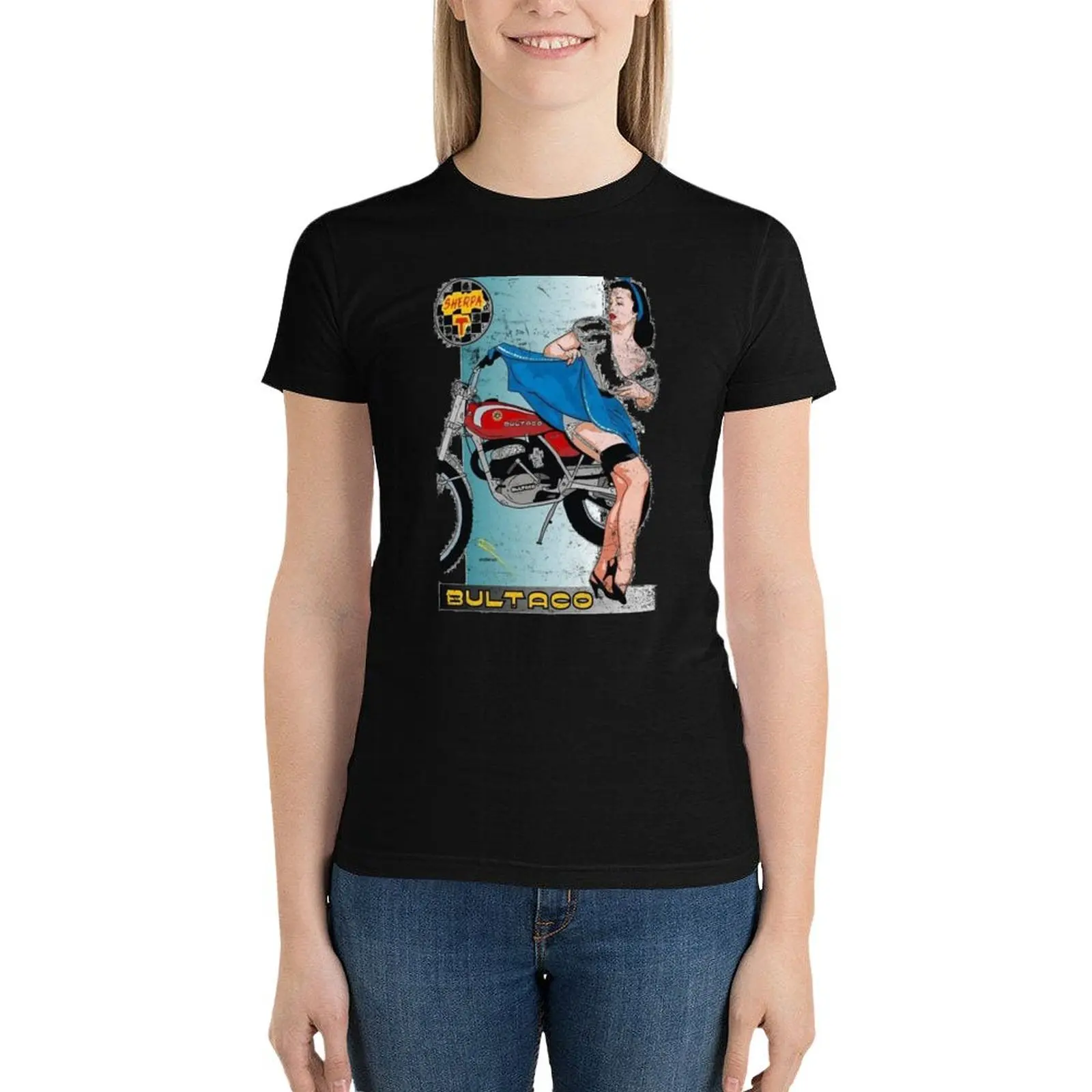 

caballeros y amigos Camiseta esencial T-Shirt summer tops graphics cute tops Women's t-shirt