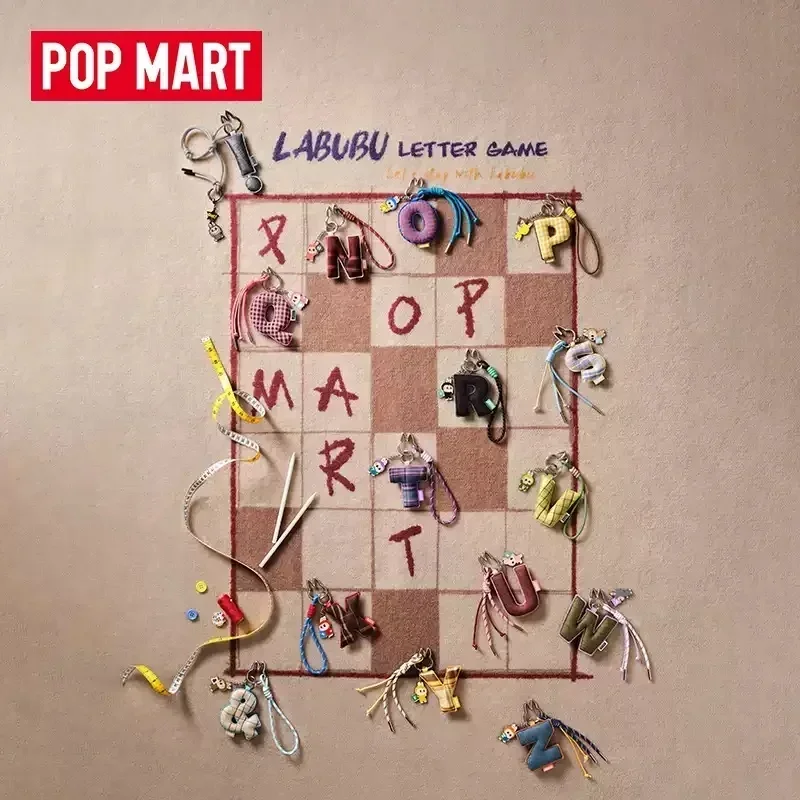 

POP MART THE MONSTERS PIN FOR LOVE Series Подвеска с буквами Слепая коробка Mystery Box Guess Bag Игрушки Кукла Аниме Фигурка Украшения Подарок