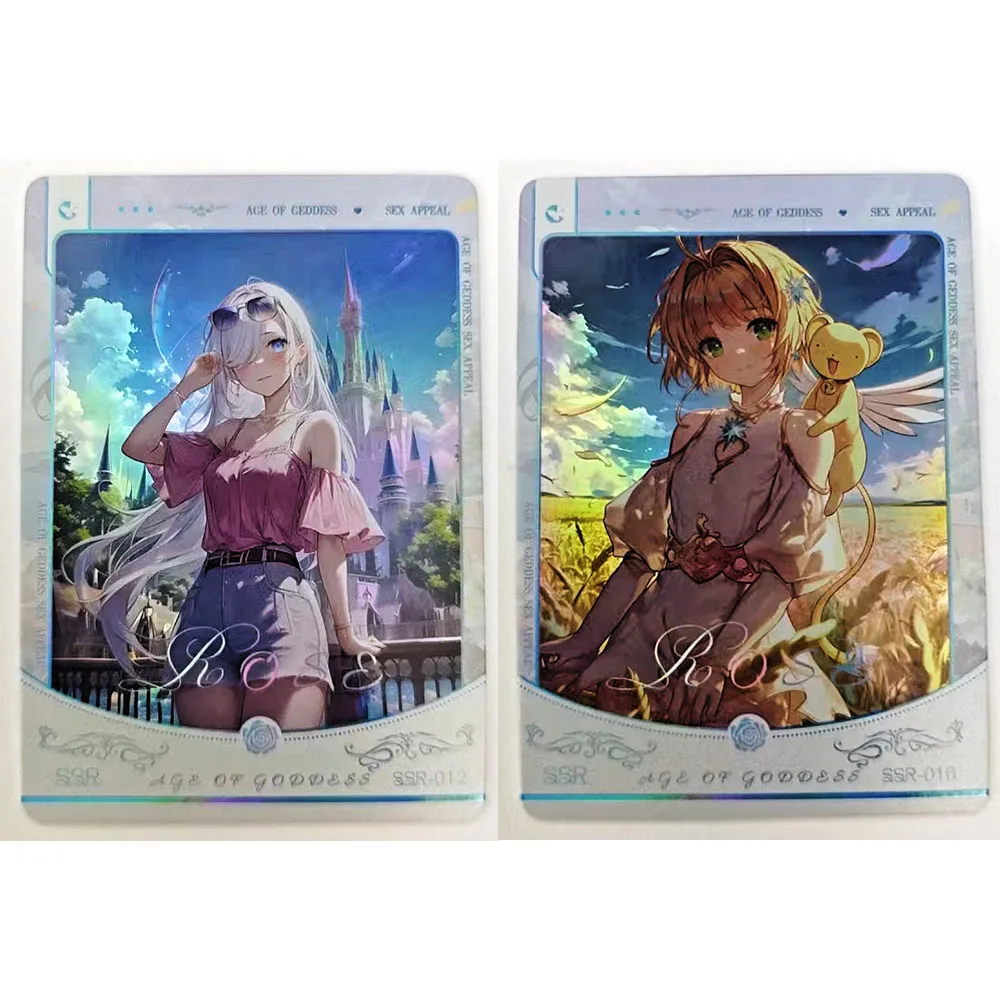 Anime Goddess Epoch SSSR Boa Hancock Frieren Kanroji Mitsuri Usagi Sexy Boy Game Toys Collectible Card Christmas Birthday Gifts