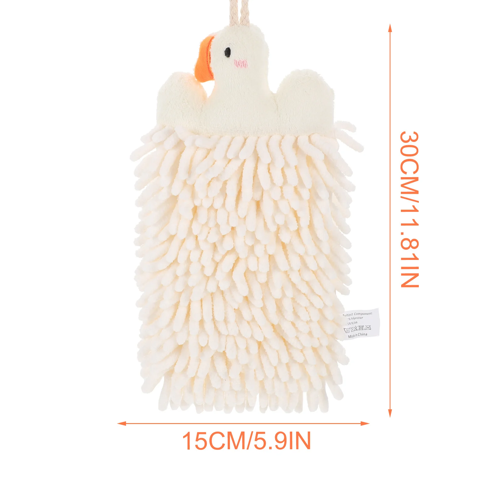 مناشف يد من الشنيل سريعة الجفاف ماصة مع حلقة تعليق للحمام والمطبخ والمنزل للاستخدام مجموعة مناشف متعددة الاستخدام #2