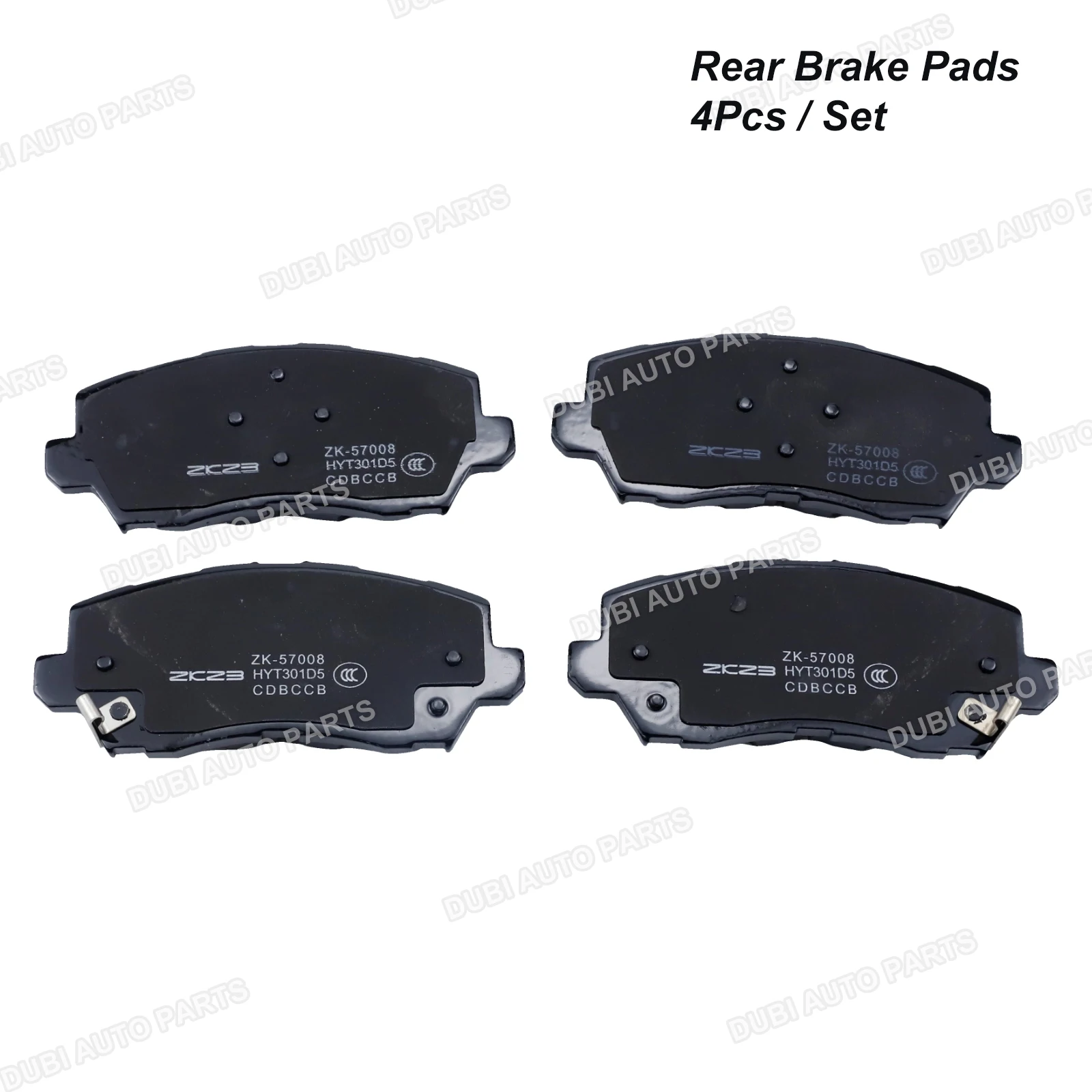 

Rear Brake Pads Set For HONGQI H5 II 1.5T(35TD) 1.5T-HEV 1.8T 2.0T(40TD) H6 2.0T 2022- Ceramics Car Accessories Spare Parts