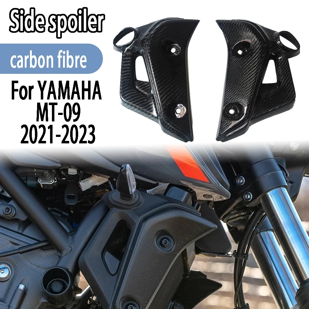 

For Yamaha FZ07 MT07 FZ07 2021 2022 2023 Carbon fiber water tank side panel spoiler body decoration kit motorcycle accessories