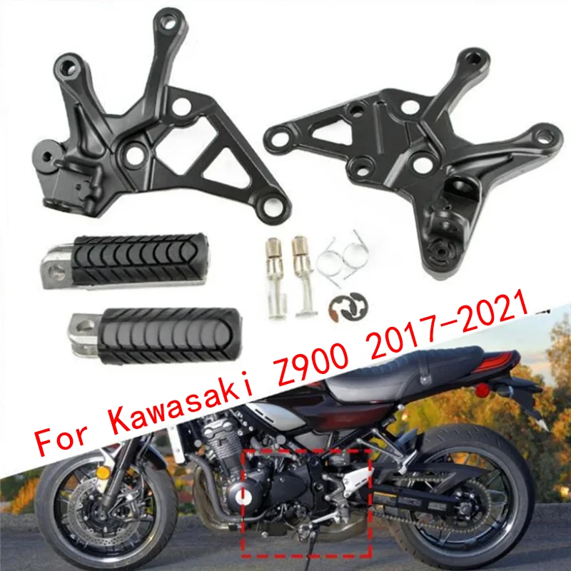 

Z900 2021 Foot Pegs Bracket Assembly Front Driver Foot Rest Pedals For Kawasaki Z 900 Z-900 2020 2019 2018 2017
