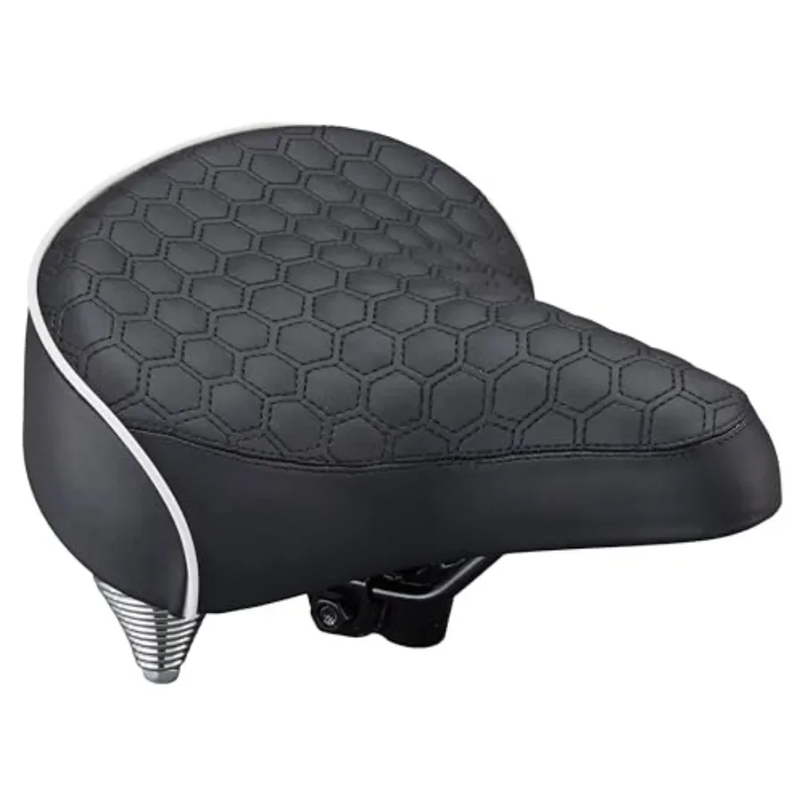 Quilted or Foam Padded Bike Saddle, Various Styles, Weather-Resistant Cover, Easily Attaches to Most Standard Seatposts
