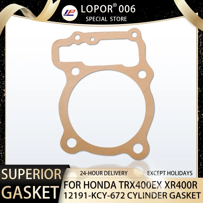 

Motorcycle Engine Cylinder Base Seal Gasket For Honda TRX400EX 99-06 XR400R 96-04 TRX XR 400 12191-KCY-672