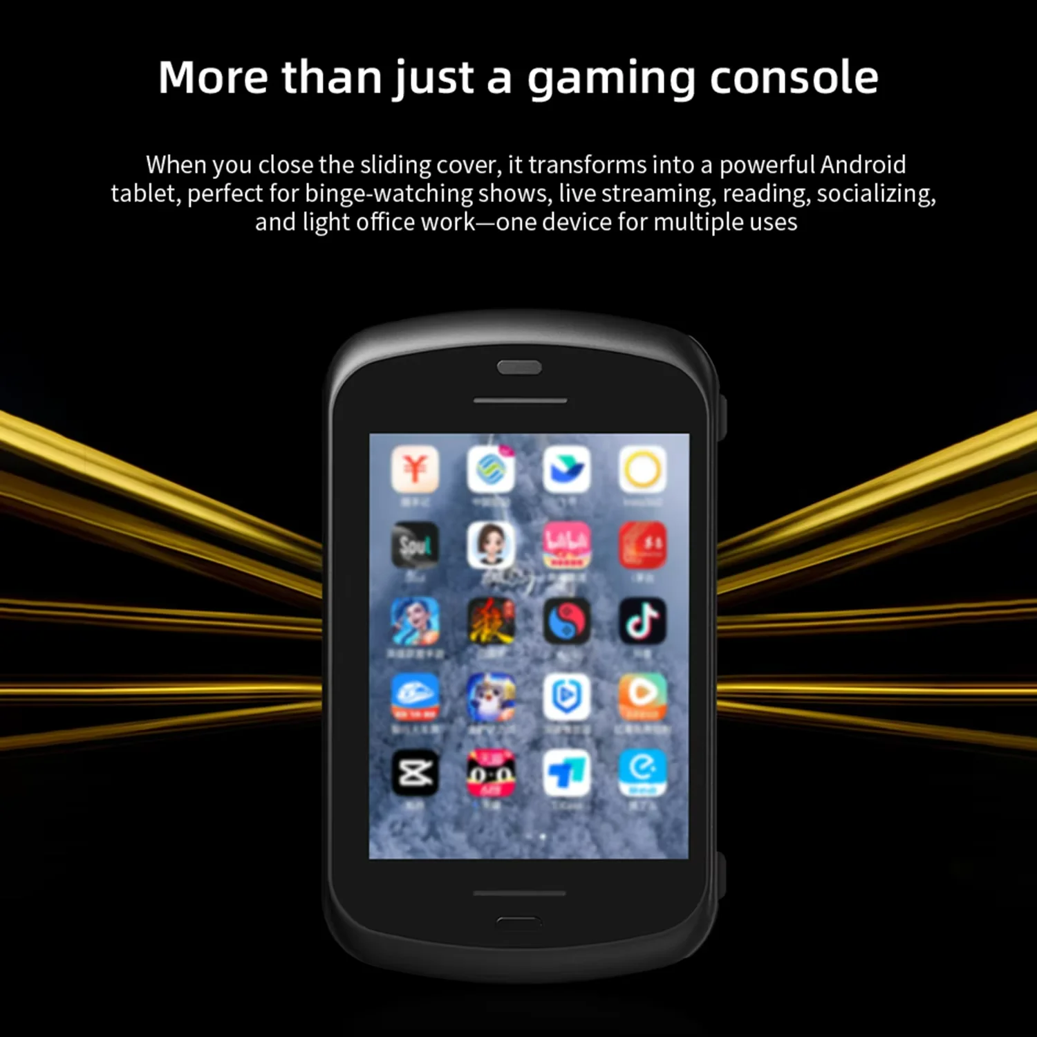 ANBERNIC RG Konsol Video Game Slide 4.7 ''LTPS InCell 120Hz Layar Sentuh Output DP Prosesor Unisoc Android OS Hadiah Berkemampuan AI
