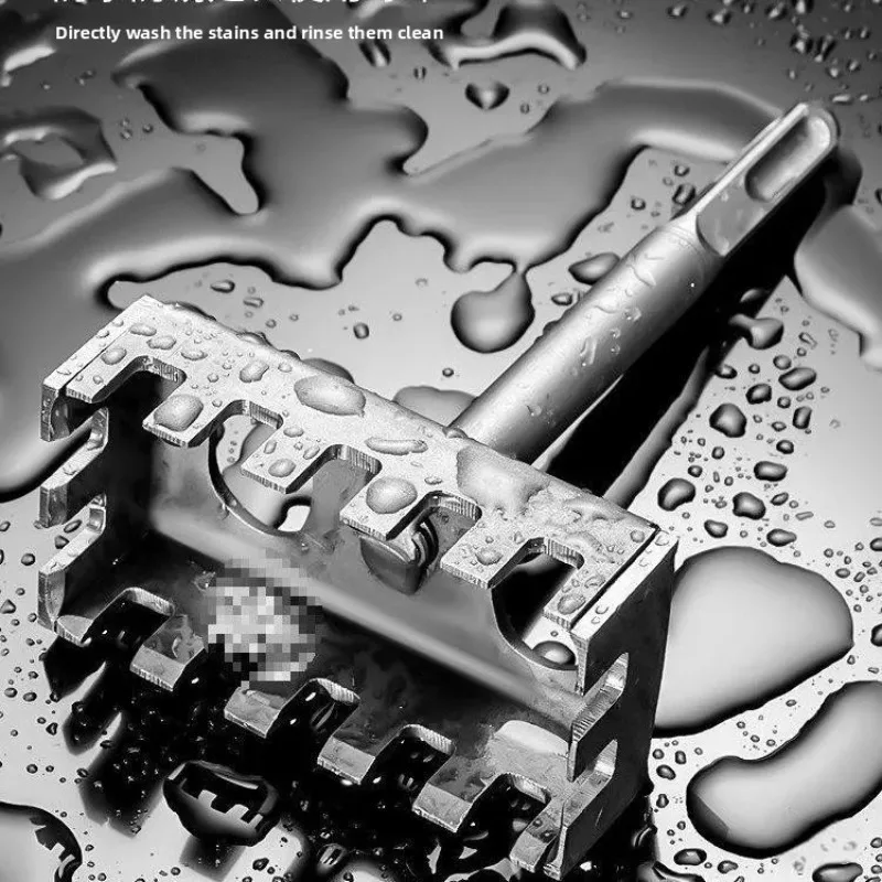 

Hardwearing 86-Type Electrical Box Grooving Tool, No-Cut Hole Opening, Integrated with Hammer Drill & Debris Removal for Wiring