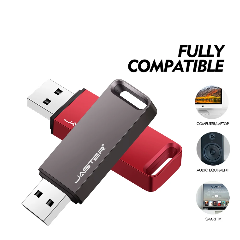 USB-флеш-накопитель JASTER в металлическом корпусе, 16-128 ГБ