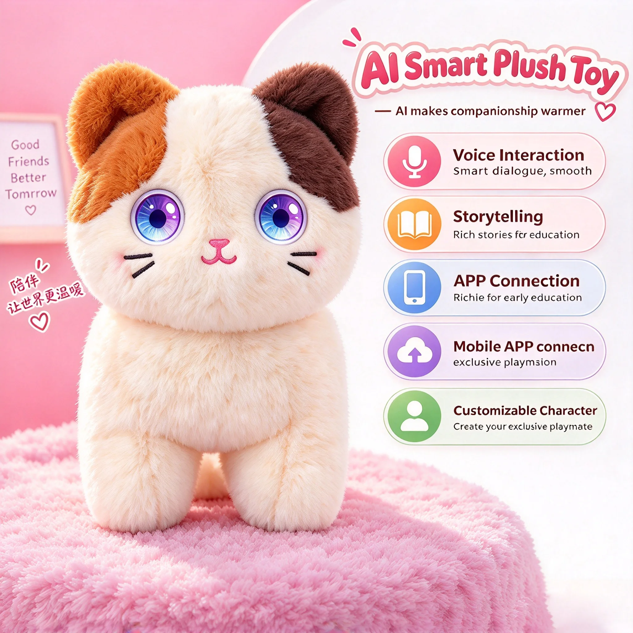 Peluche Chat Intelligent IA, C - Cat Toys avis et prix