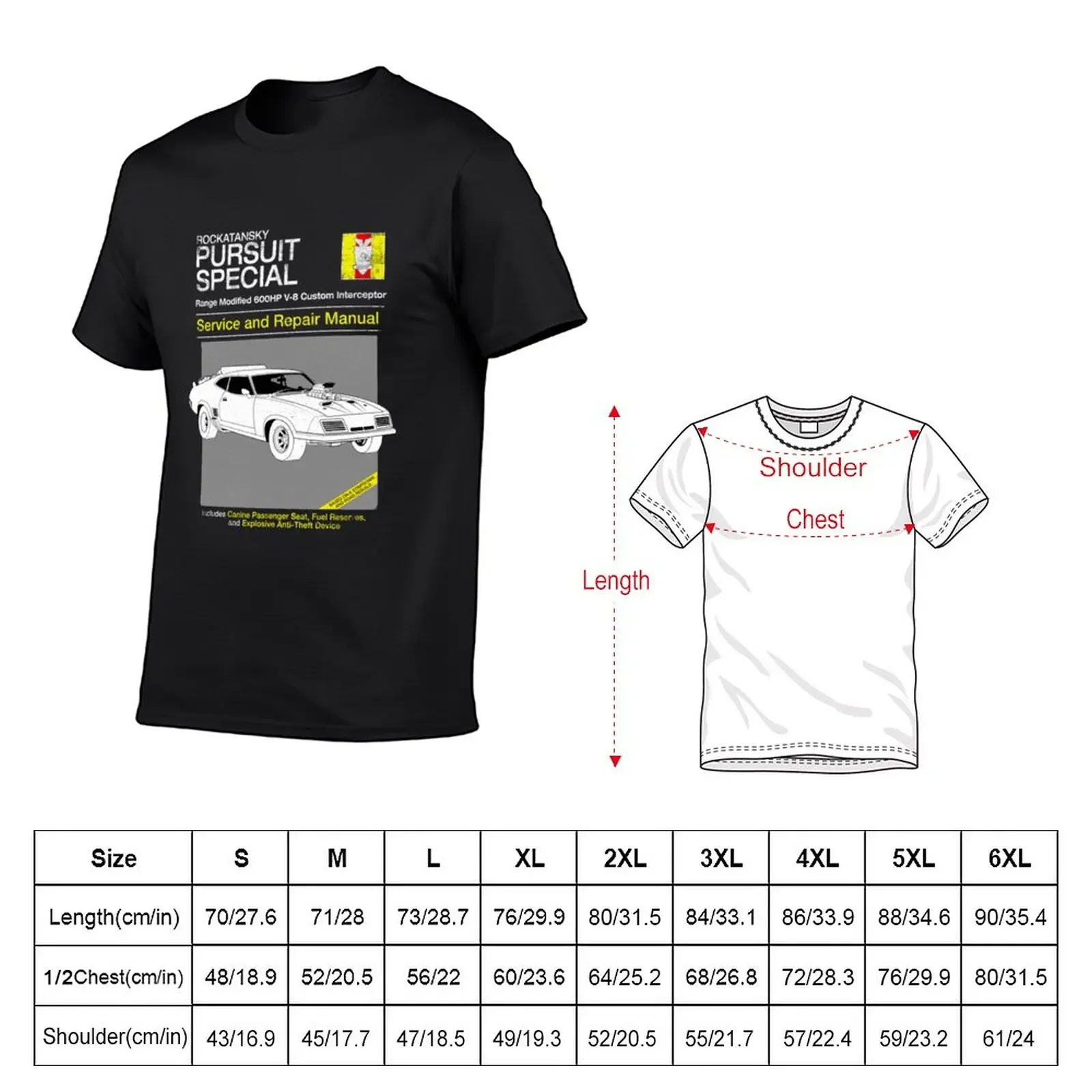 New Mad Max T-ShirtV-8 Interceptor Service and Repair T-Shirt t-shirts man Short sleeve tee Blouse fitted t shirts for men