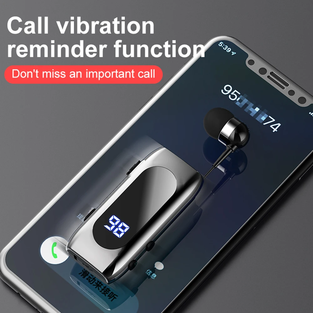 Headphones Lotus Phone Earphone Bluetooth-compatible Lotus with Wire Wireless Clip on Headset Earphones Handsfree Earbuds BT5.2