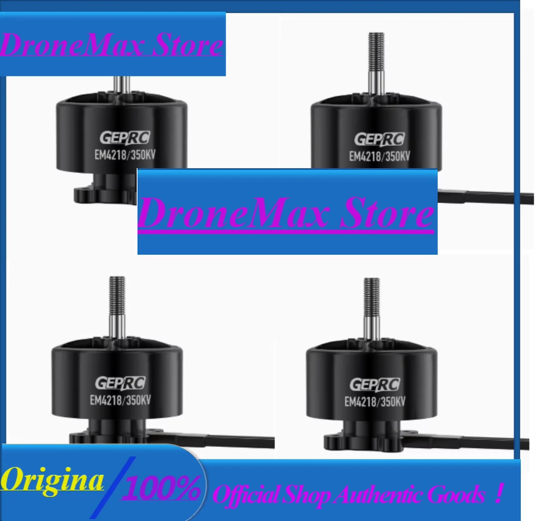 DroMaSsGEPRC EM4218 350KV Motor 60A-80A High-strength M6 Steel Shaft With 13-15 Inch Long-range FPV Racing RC Drone Multicopter