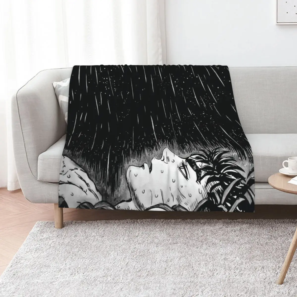 the black swordsman Throw Blanket Stuffeds For Sofa Thin Flannel Plush for babies Soft Beds Blankets