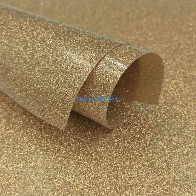 

50LE Adhesive Craft Permanent Glitter Vinyl Roll Lettering Film Cup Glass Decal