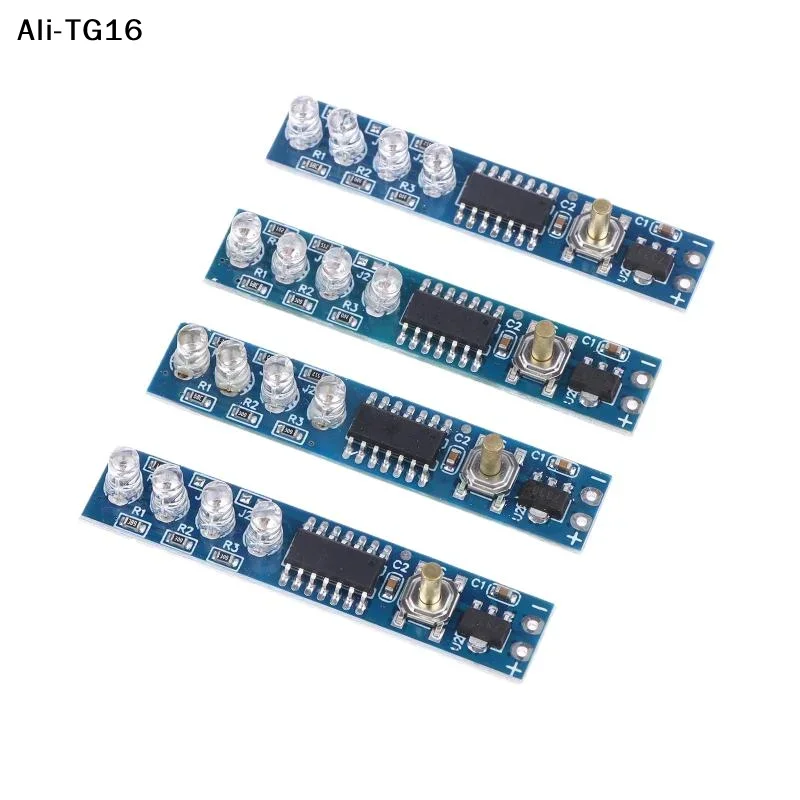 【TG16】10Pcs/Set Single 3.7V 18650 Lithium Battery Capacity Indicator Module 1-4S Percent Power Level Tester LED Dsplay Board 2S