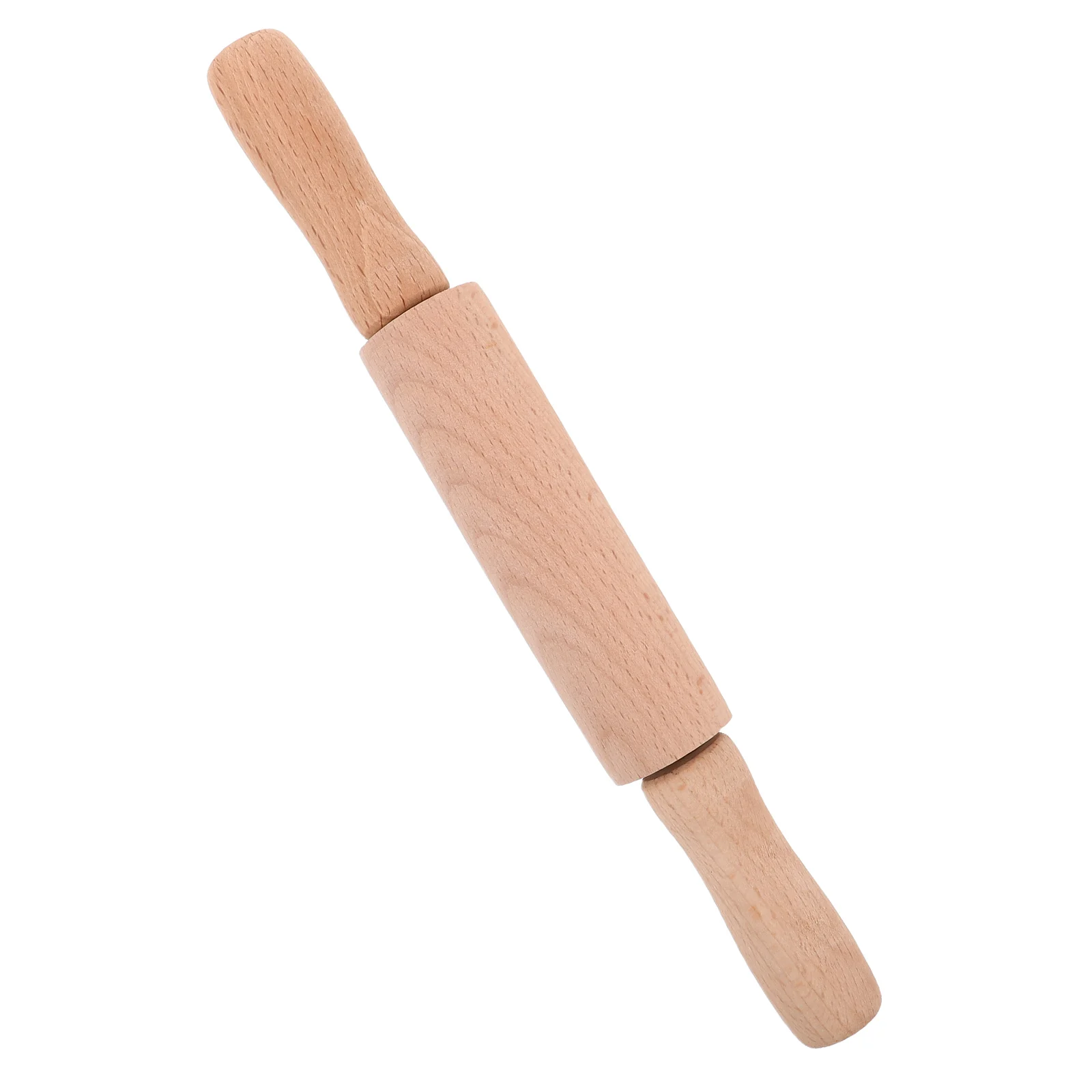 Mini rouleau à pâtisserie en bois 23CM, outil de cuisine pour enfants, artisanat en argile, rouleau à pâtisserie, jouet de cuisson pour enfants, jouet de cuisine simulé
