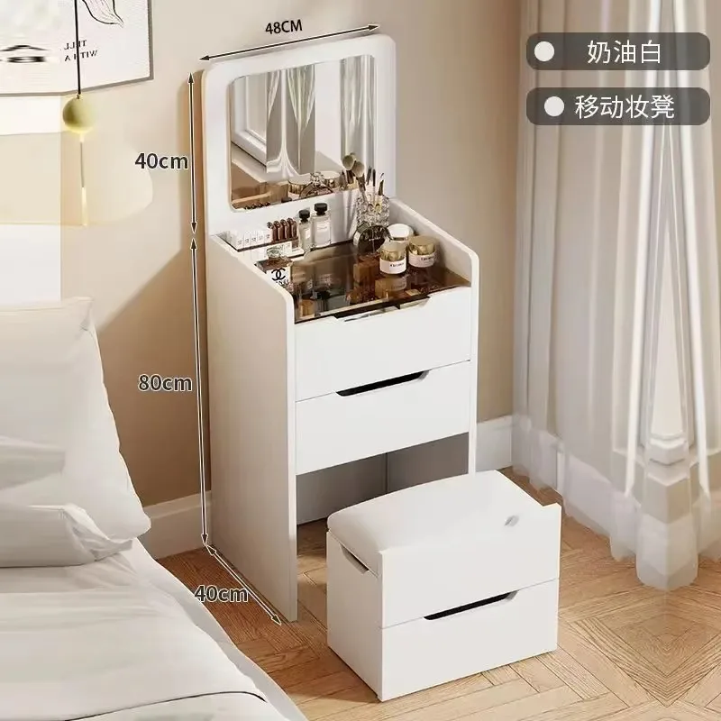 SZ-14 Flip-top Three-color Light Dressing Table Table Bedroom Small Apartment Storage Cabinet Dressing Table