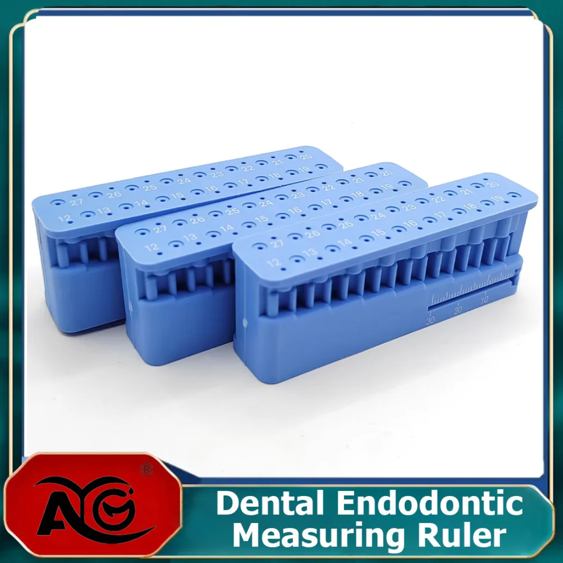 AG Dental Endodontic Ruler Endo Block Files Drill Measuring Instrument Tools Dispenser Stand Holder Accessory