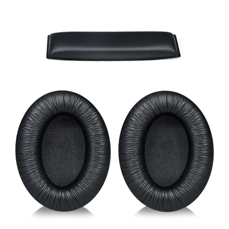 Bantalan Telinga Spons Busa Memori Lembut Pengganti Ikat Kepala Balok Kepala untuk Bantalan Telinga Headphone Sennheiser HD200 Pro