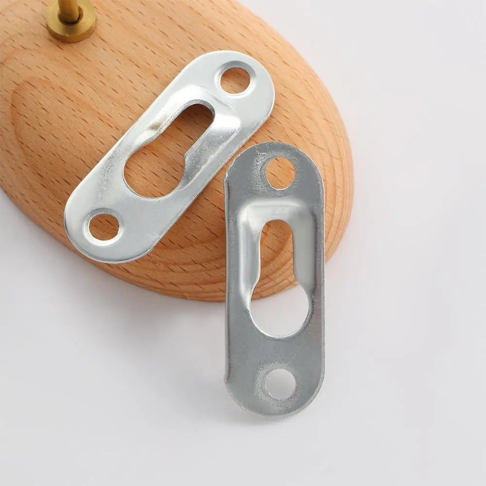 44mmX16mm Metal Furnniture Painting Shelfs Fixing Cabinet Picture Hanger Fasteners Frame Hook Home Decor