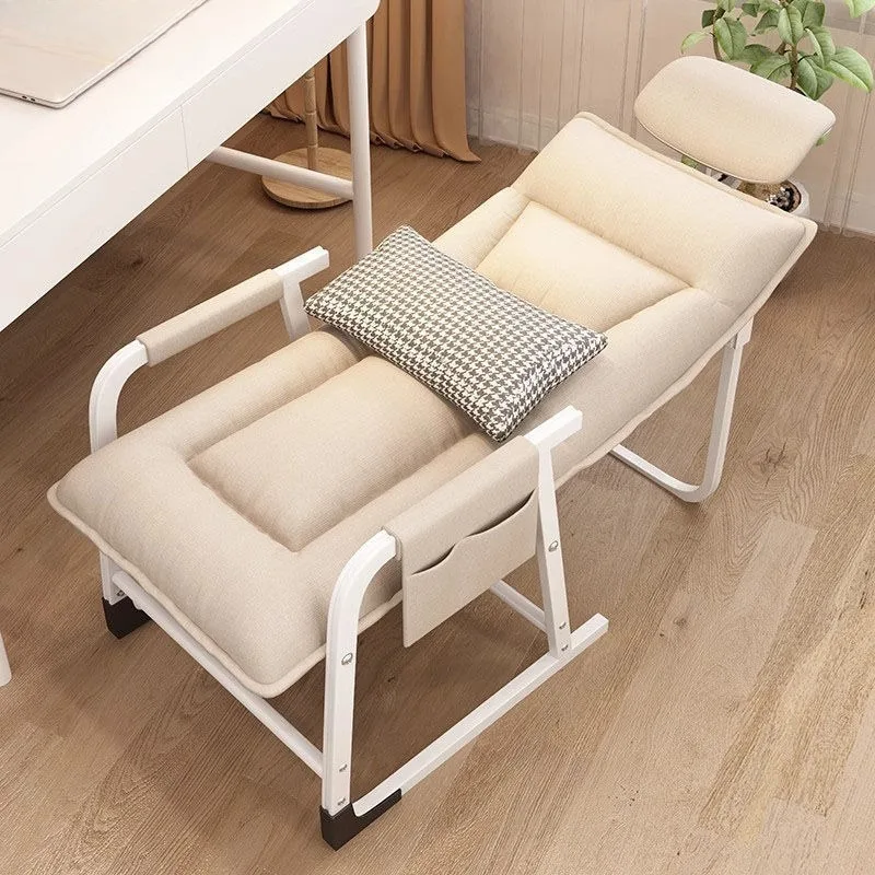 Chaise pliante inclinable, canapé-lit intégré, double usage, pour la sieste au bureau, chaise inclinable pour étudiants, chaise de dortoir