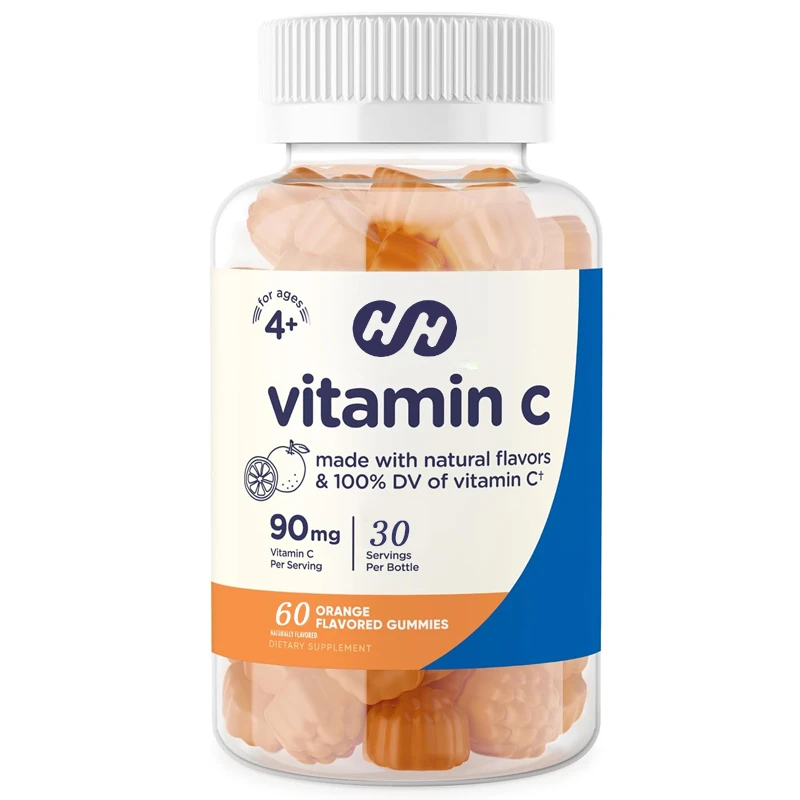 

Children's Vitamin C Gummies (90mg), 60 Gummies - Natural Flavor, Natural Color, Gluten Free, Corn Syrup Free