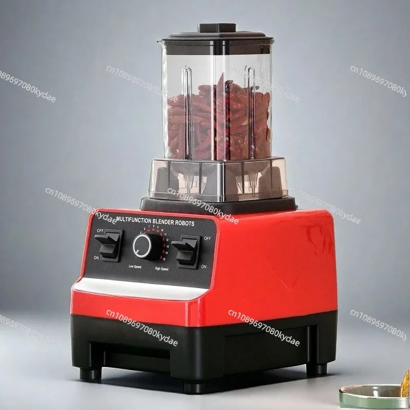 Multi-Function Food Processor, Slush Machine, Juicer, Blender, Grinder, Meat Grinder 2.5L 3-in-1 Commercial High-Speed Blender