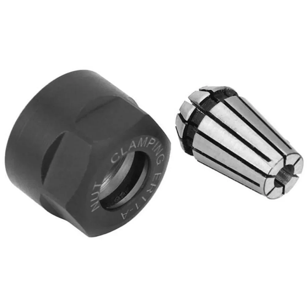 2pcs ER11 Chuck Collets Clamping Nuts For CNC Milling Engraving Machine  Lathe Parts 6mm 5mm 4mm 3.175mm CNC Milling Tool