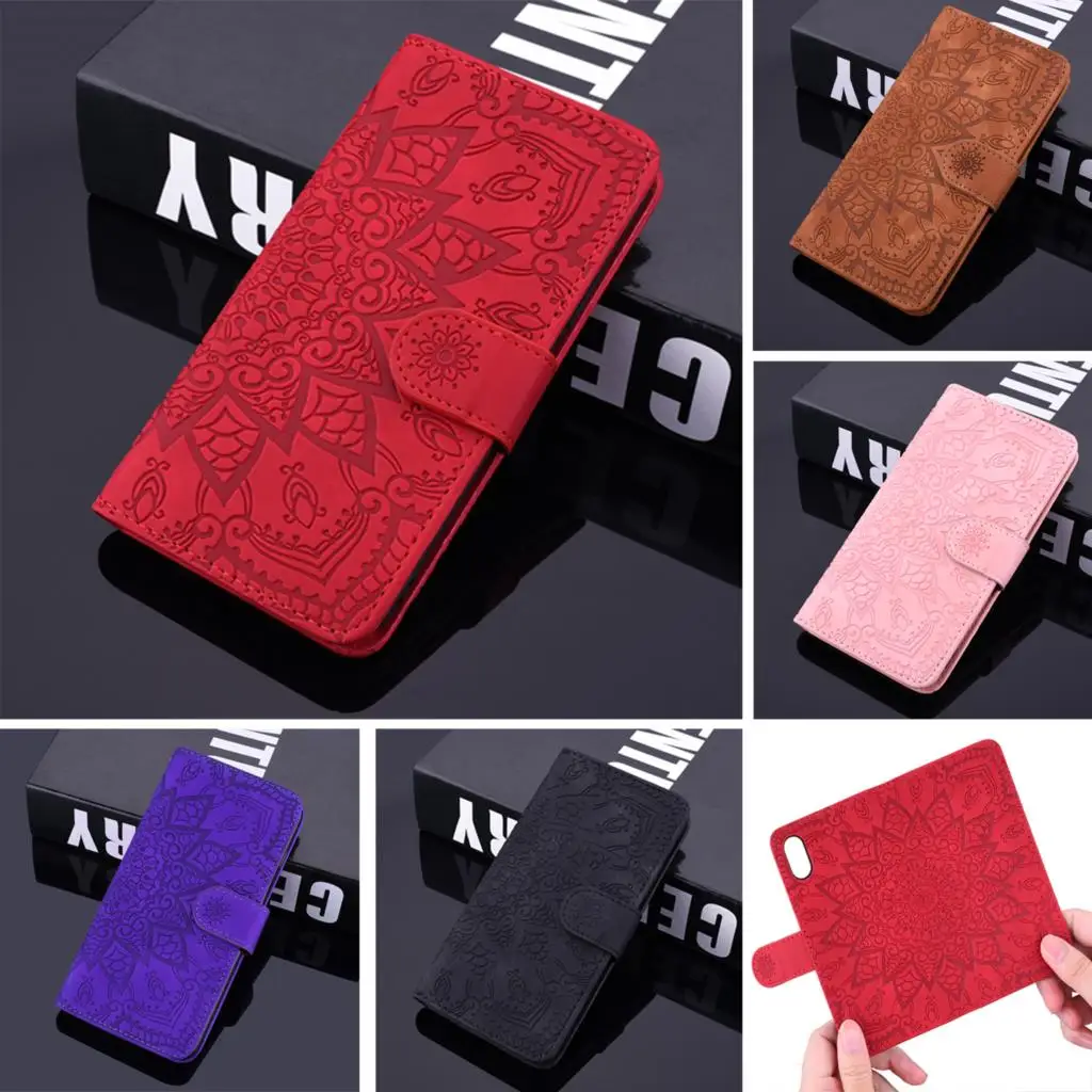 

Leather Case For Xiaomi Redmi Note 10 9 8T 8 7 6 5 Pro Coque For RedMI 9 7 6A 4X 8 8A 7A 9A 10T 3D Flower Flip Wallet Funda