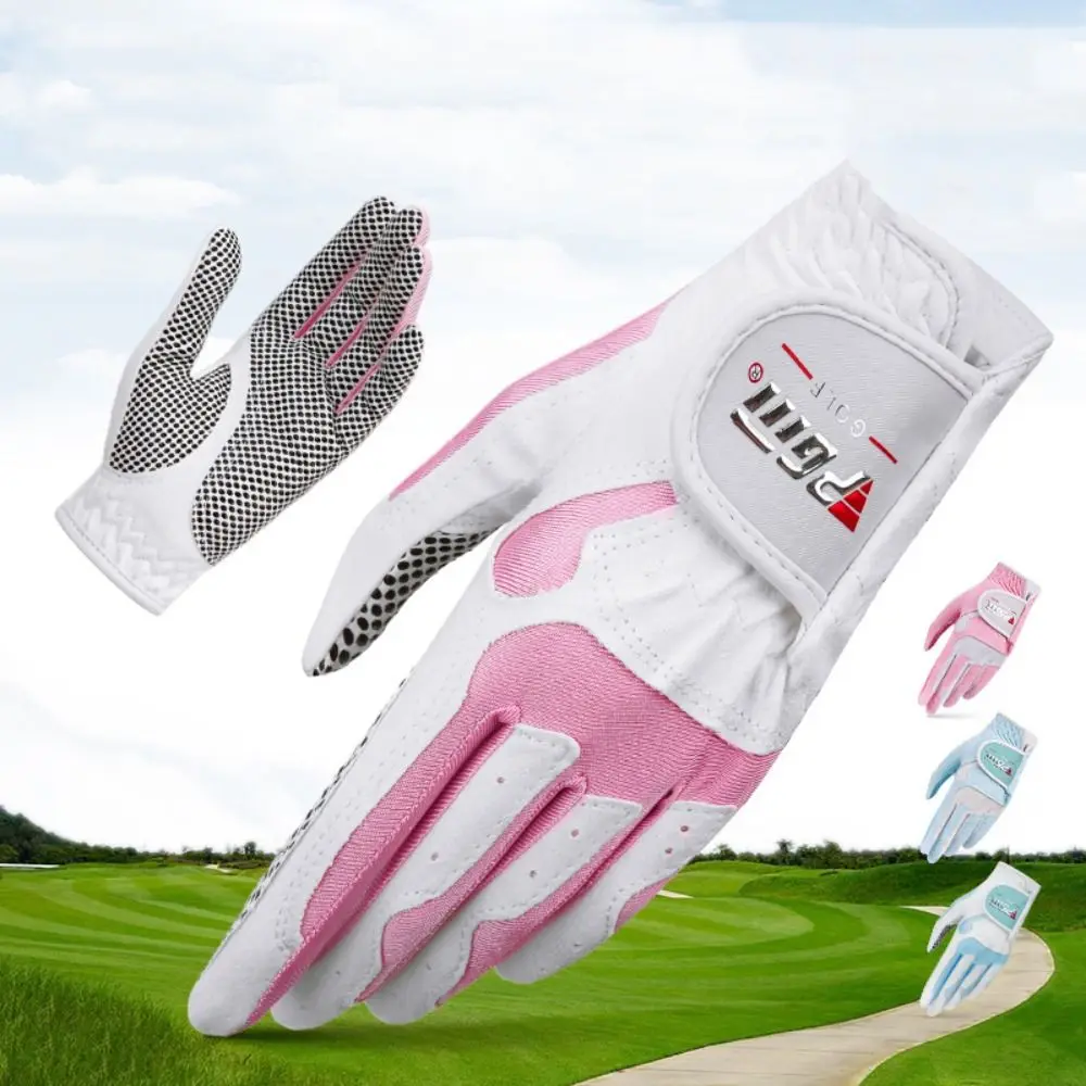 

Comfortable Women's Sport Gloves Breathable Improved Grip System Full Finger Golf Glove Antislip Professional Husband Gift