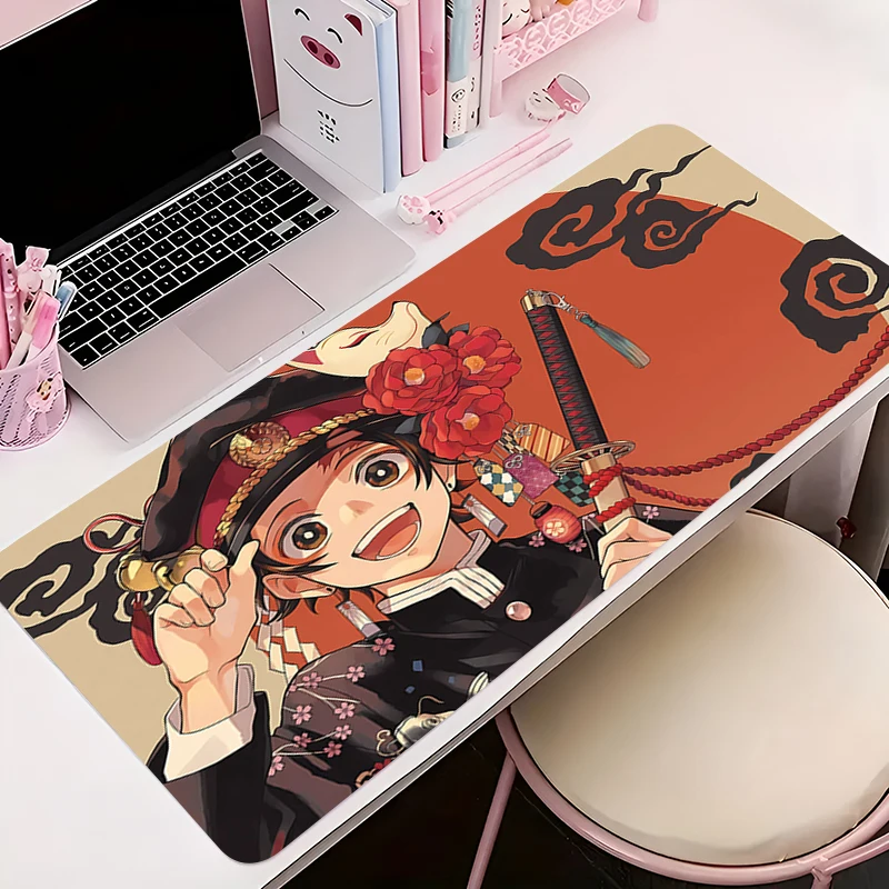 

Дизайнерский игровой коврик для мыши, противоскользящий резиновый D-demon Slayer Tanjiro Base, расширенный настольный коврик для геймера, офисные аксессуары, коврик для мыши
