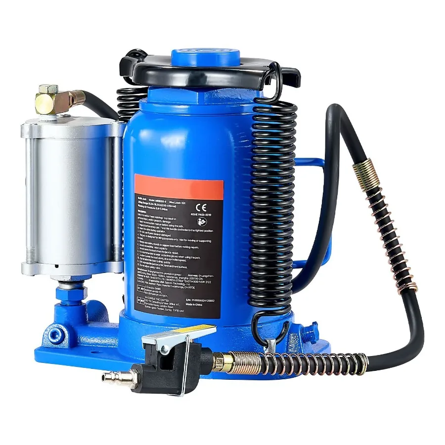 

Air Hydraulic Bottle Jack 32 Ton 70546.9 lbs Capacity 10-16.3 Inch Lifting Range Pneumatic/Manual Heavy Duty Welded Bottle Jack