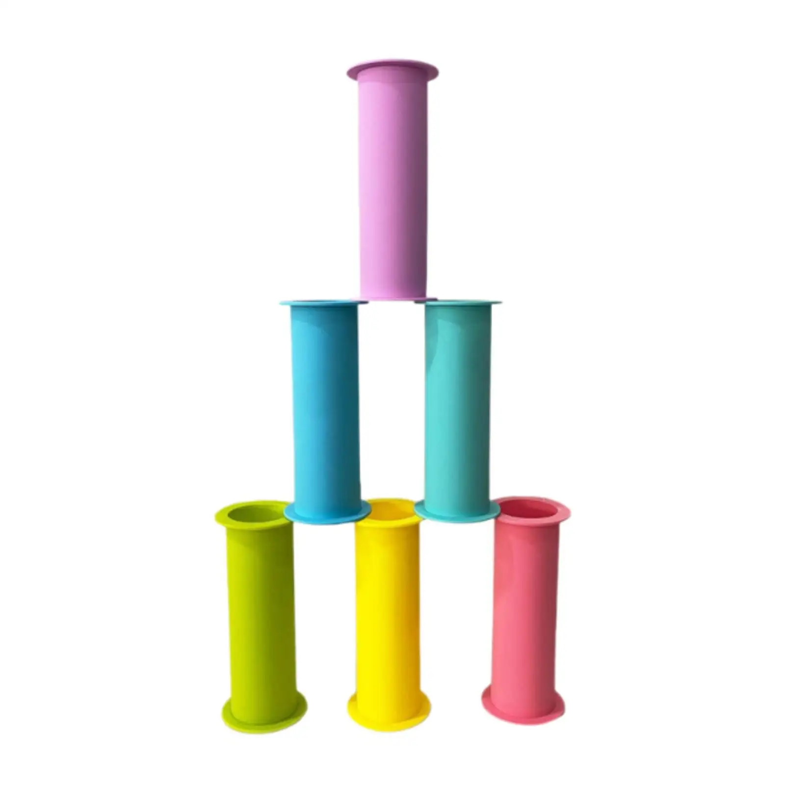 6 Pieces Kids Stacking Cup Toys Shower Gifts Color Sorter Toy Travel Party Gift Speed Training Game for Boy Girl 1 Year Old Baby