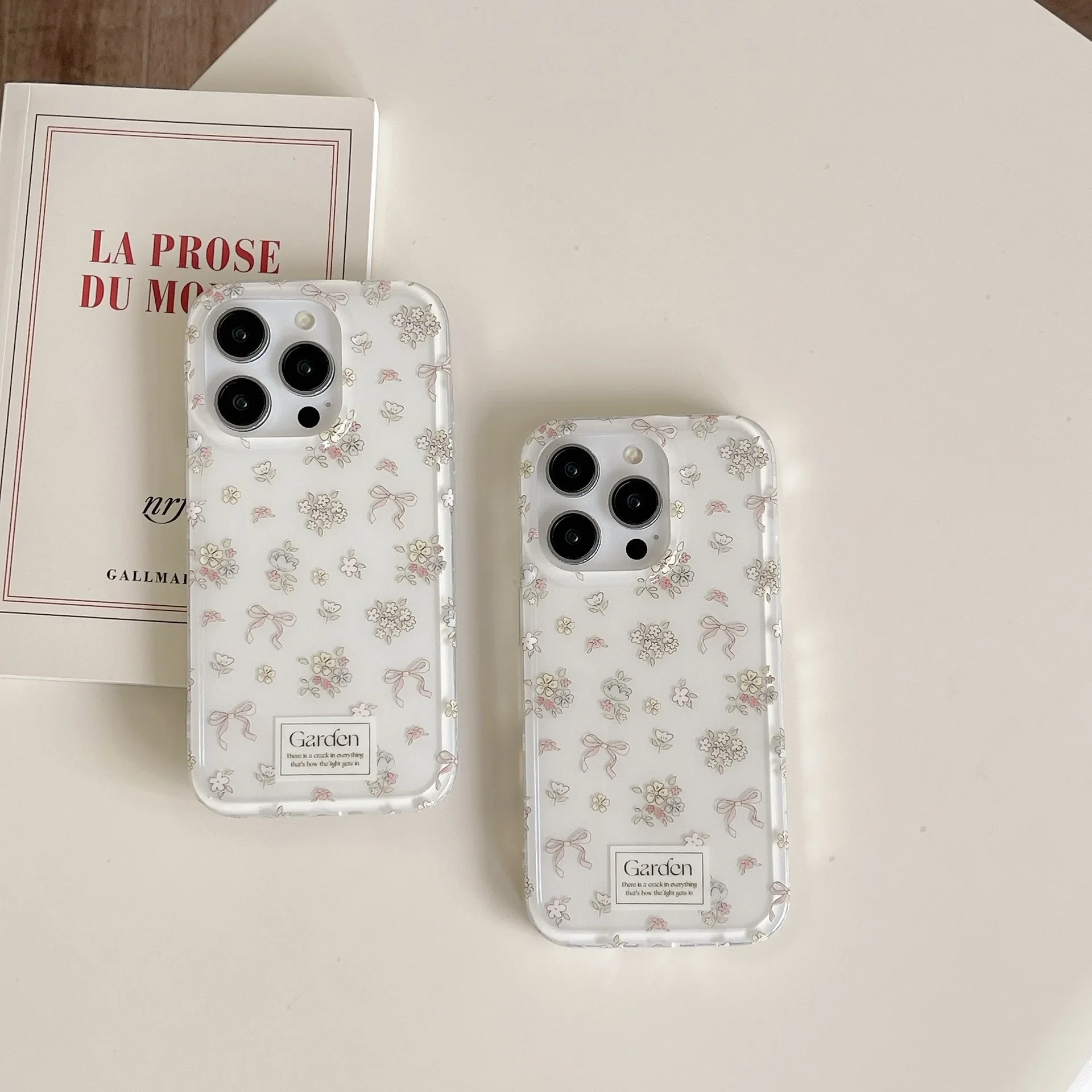 Fairy gentle bow tie flowers art girls Phone Case For iPhone 15 14 13 12 11 Pro Max Case Cute Sweet cartoon Shockproof Cover image 2
