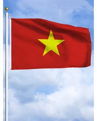 60×90 90x150 120×180CM Vietnam Emblem Flag Polyester Printed Banner Tapestry For Decor