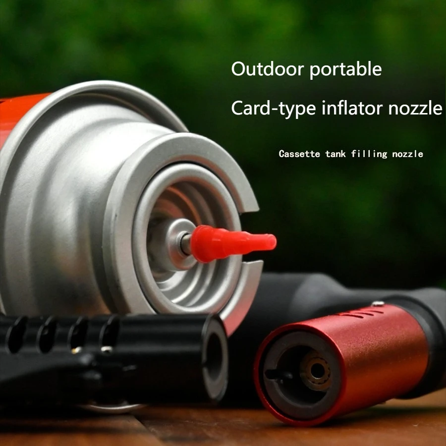 Boquilla inflable para tanque de gas, casete para exteriores, accesorios para acampar, adaptador para tanque de gas