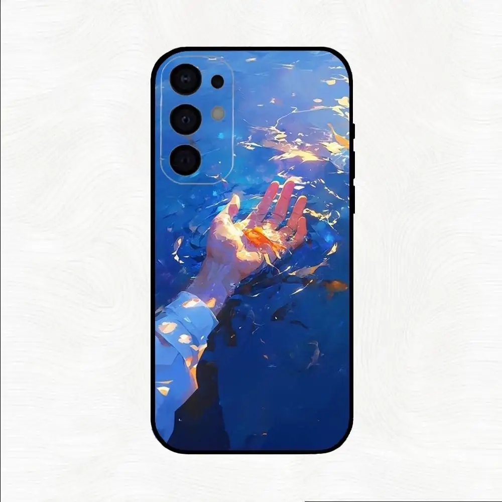 حافظة هاتف Yatora Yaguchi Blue Period لهاتف سامسونج S25، S24، S23، S22، S21، S20، Plus، Fe، Lite، غطاء أسود آخر #5