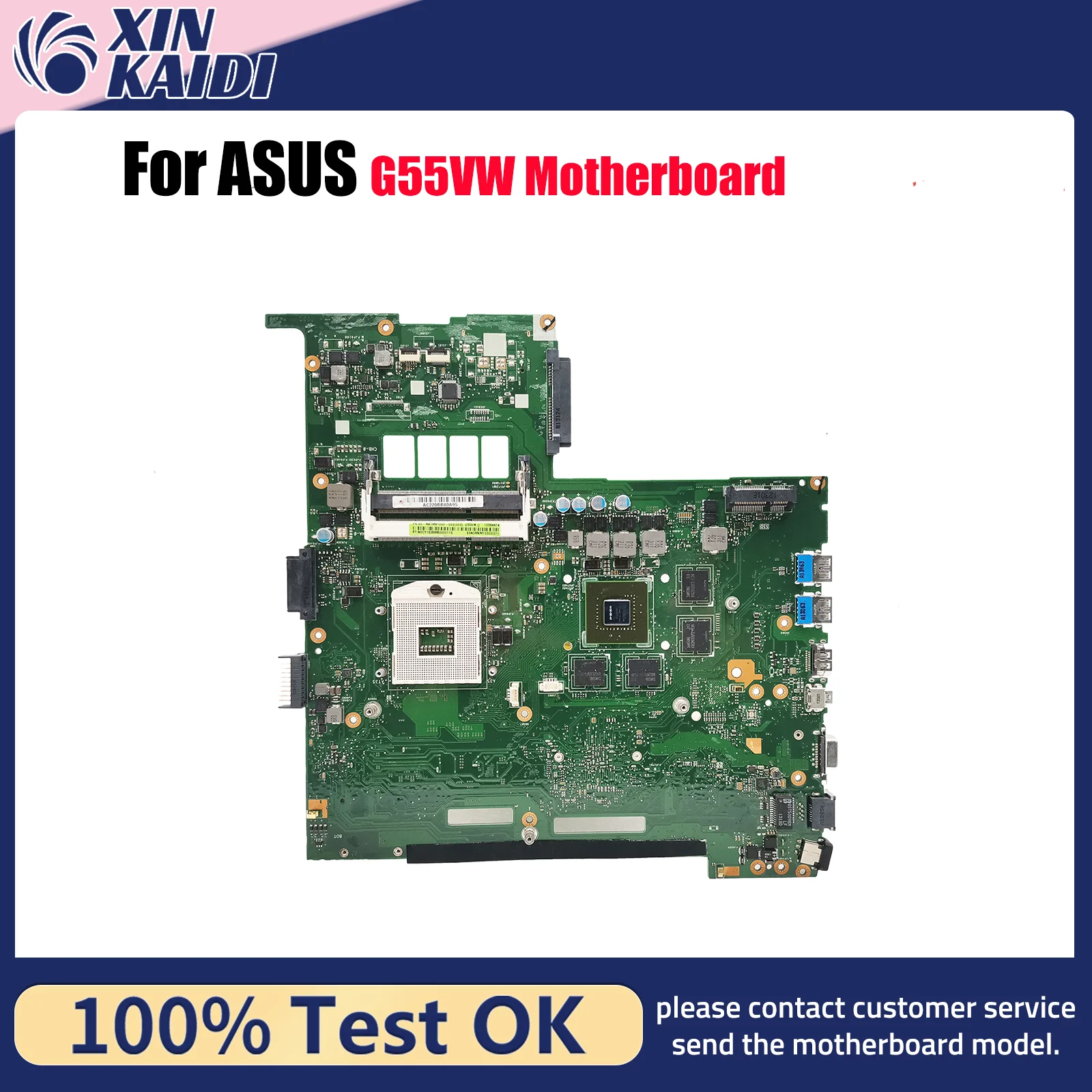 

Материнская плата для ноутбука G55VW для ASUS G55VW G55V, материнская плата для ноутбука Цей товар в наличии, 100% тестирование, ОК, быстрая доставка, высокое качество