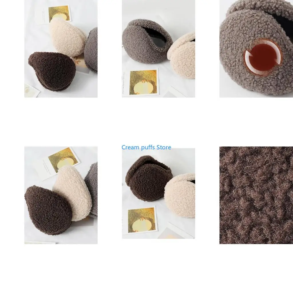 50LE Foldable Ear Muffs Thicken Ear Protectors Ear Warmers Running Riding Ear Covers