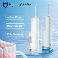 MIJIA F300 Portable Oral Irrigator Dental for Irrigator Teeth Water Flosser Bucal Calculi Oral Cleaner Water Thread Teeth