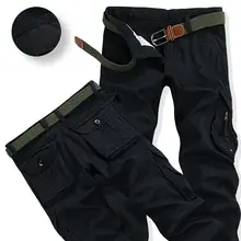 Men's Winter Cargo Pants Plus Size #4